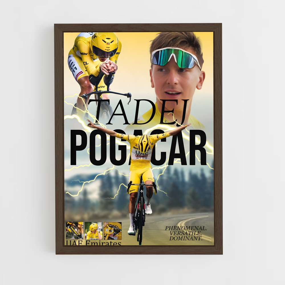 Poster L'Ascension Jaune – affiche Cyclisme (vue 5)
